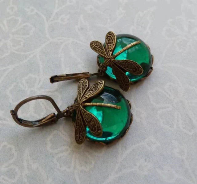Spherical Dragonfly Earrings