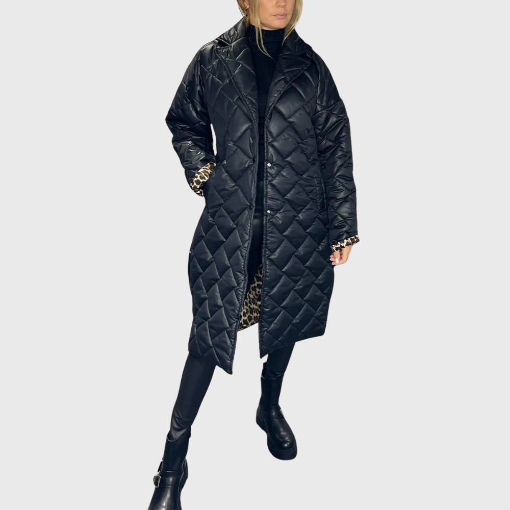 Rowena | Quilted Long Coat