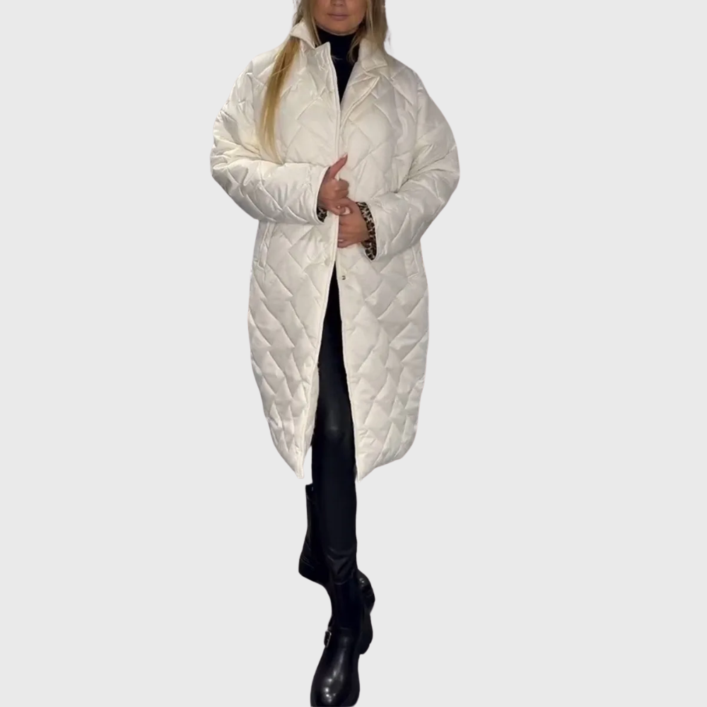 Rowena | Quilted Long Coat