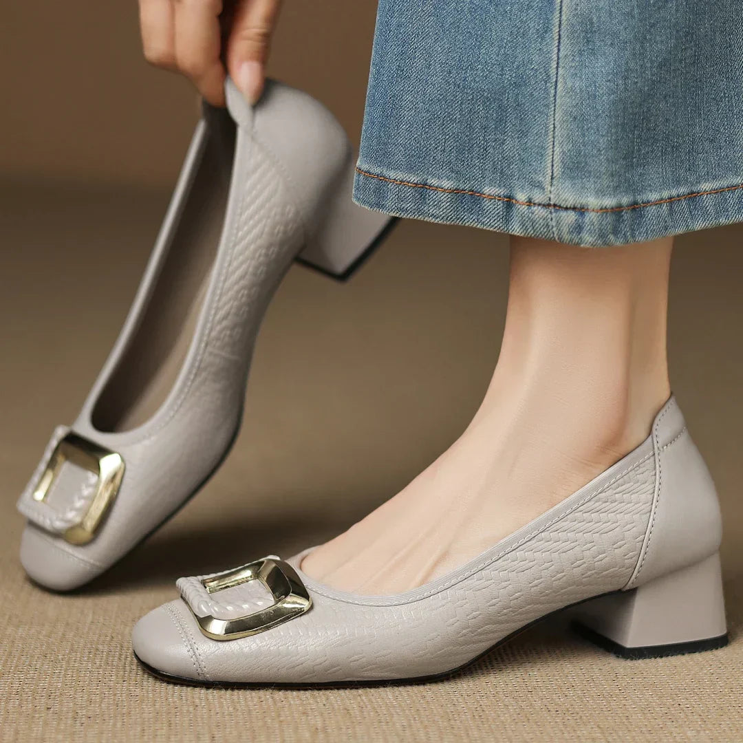 Marilise | Elegant Buckle Loafers