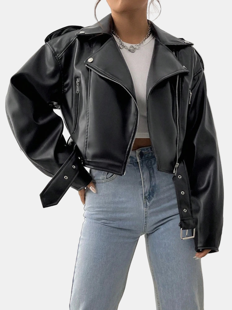 Scarlett | Stylish Leather Jacket