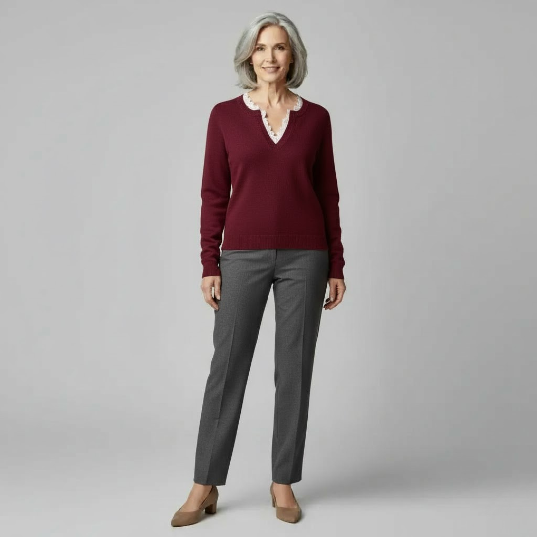 Meilin | Elegant Knit Pullover