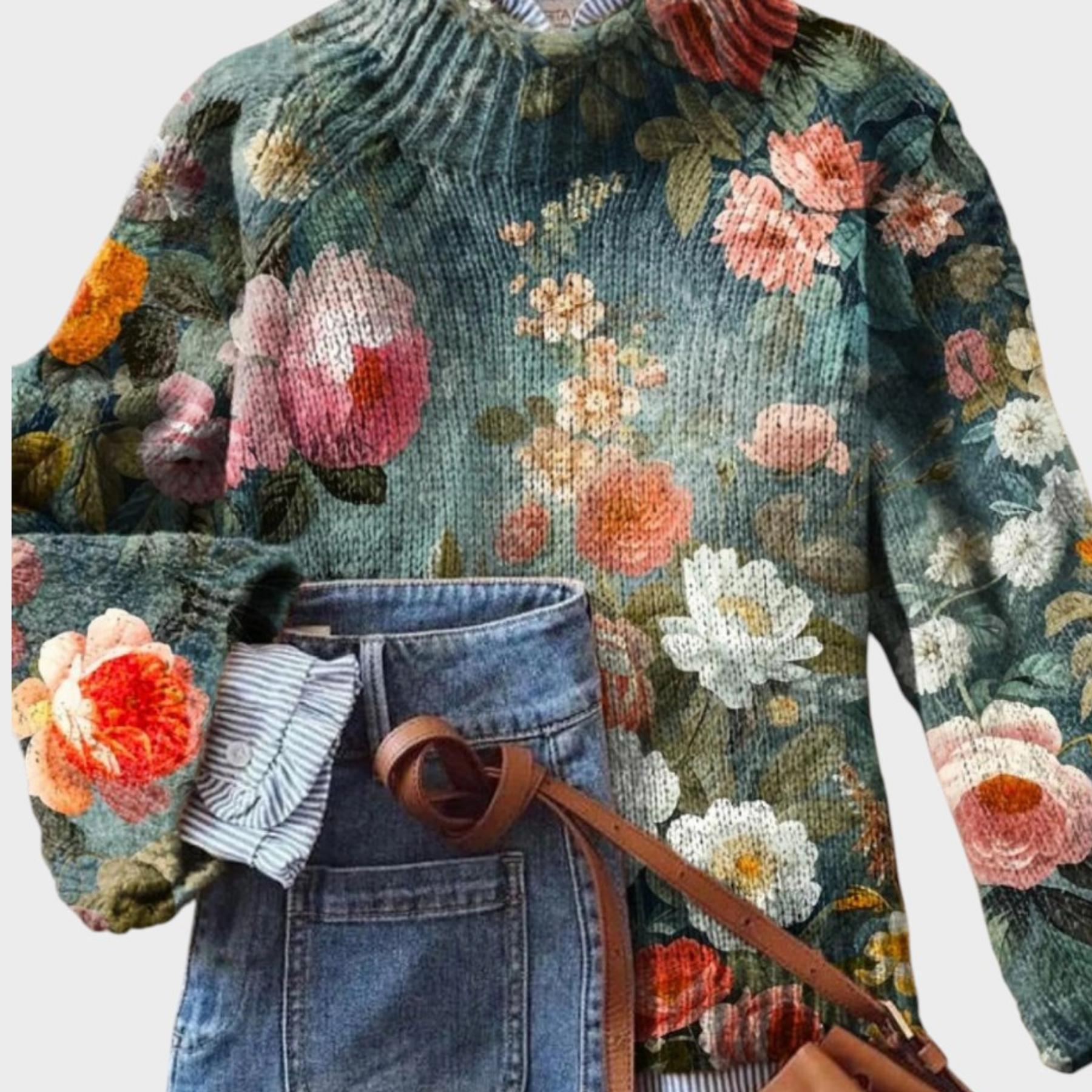 Ivona - Artistic Knit Sweater