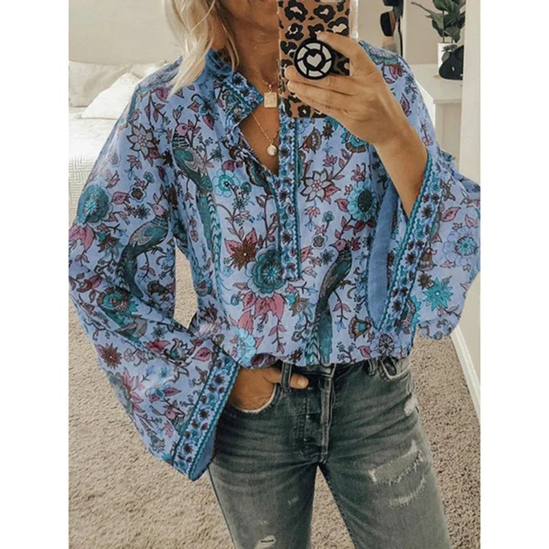 Avery | Vintage Print Blouse