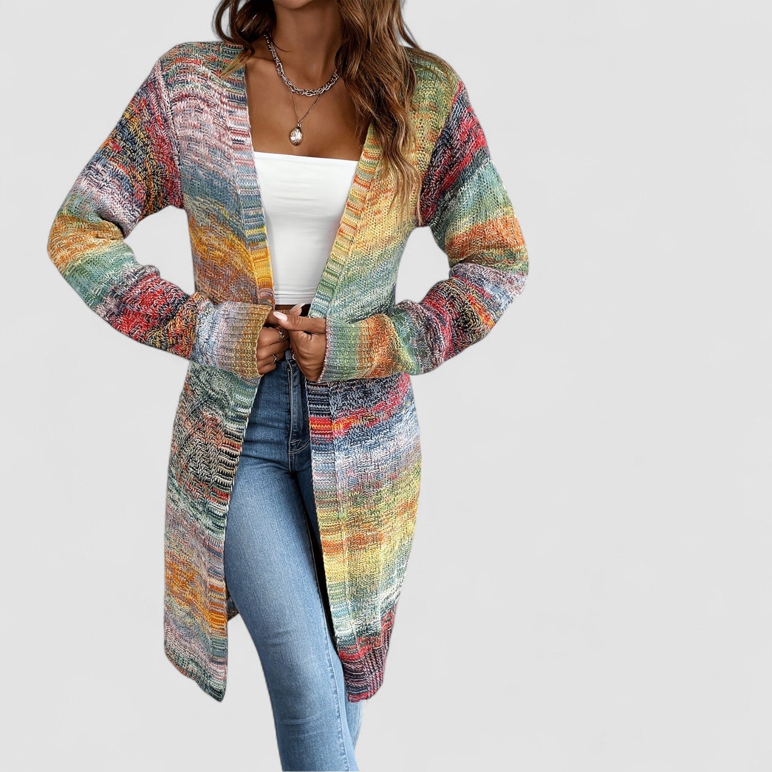 Karen | Colorwoven Knit Cardigan