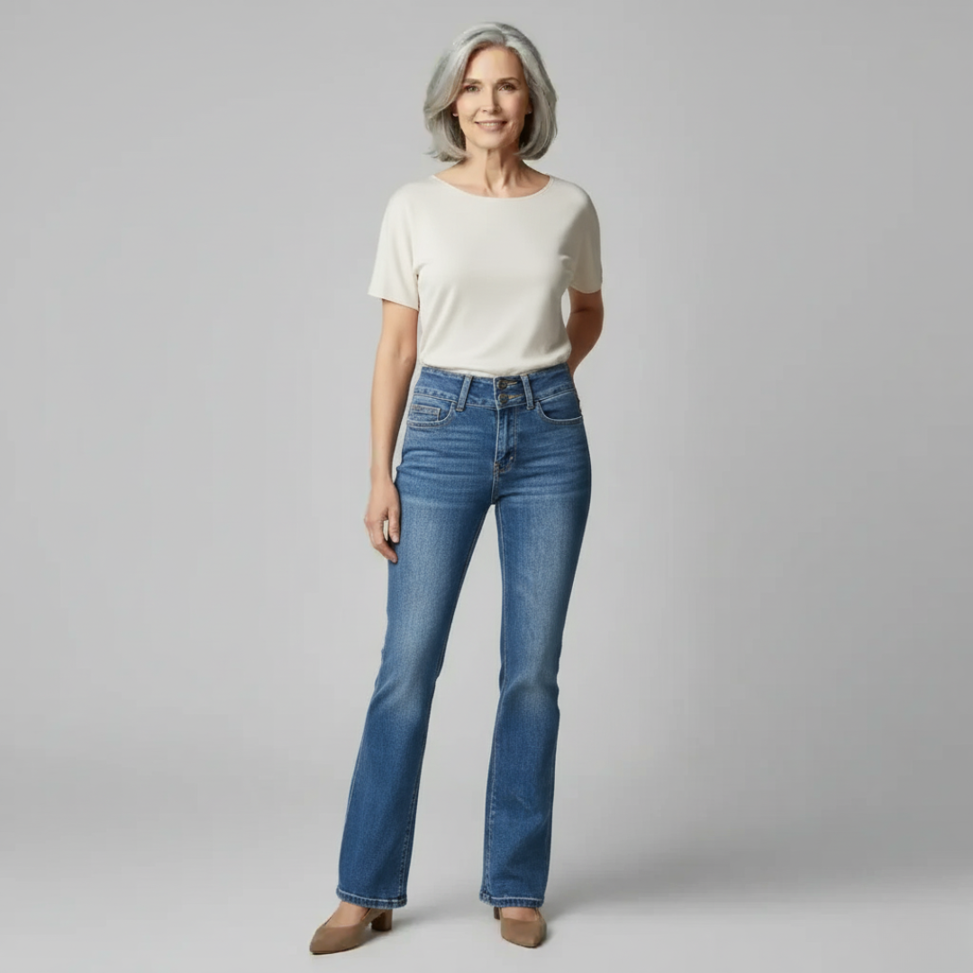 Amelise | Trendy Flare Jeans