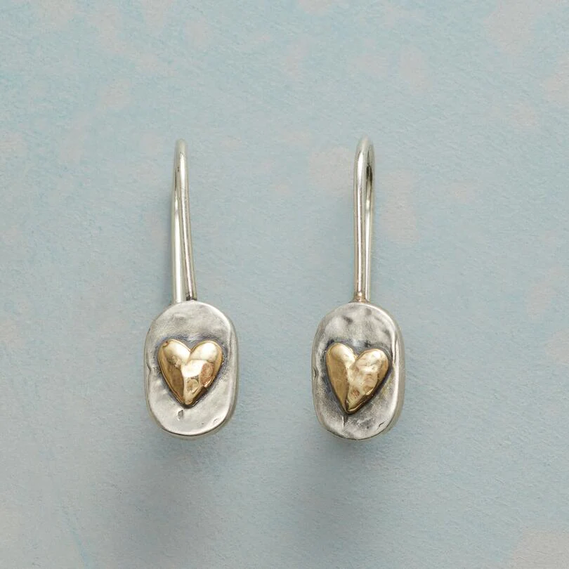 Vintage Heart Earrings