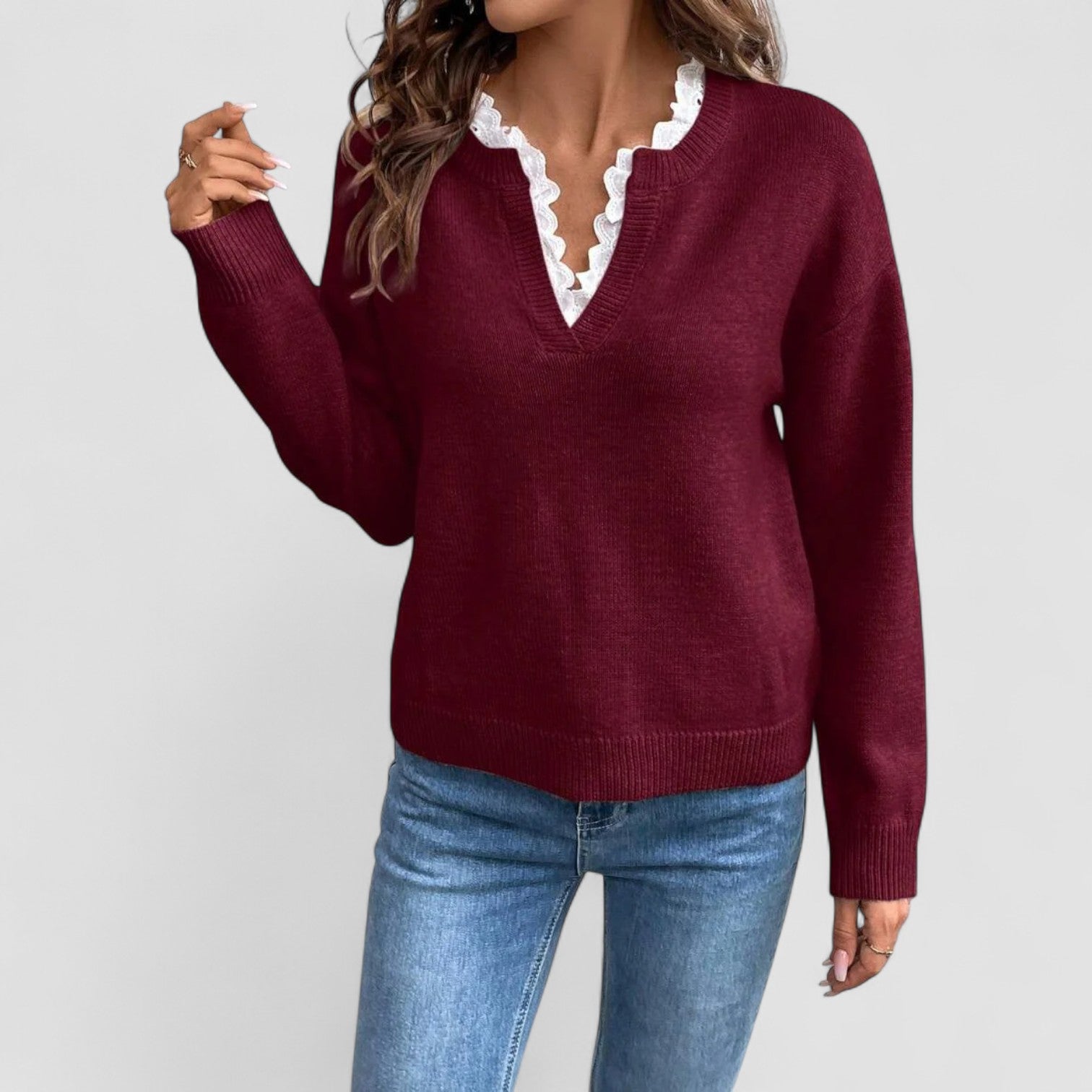 Meilin | Elegant Knit Pullover