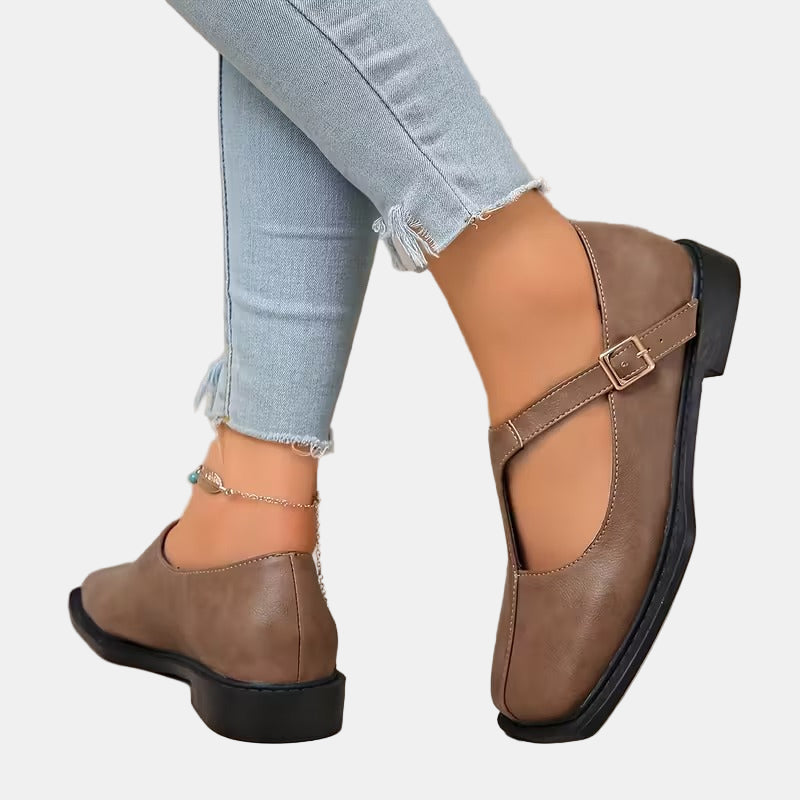 Christine | Classic T-Strap Flats