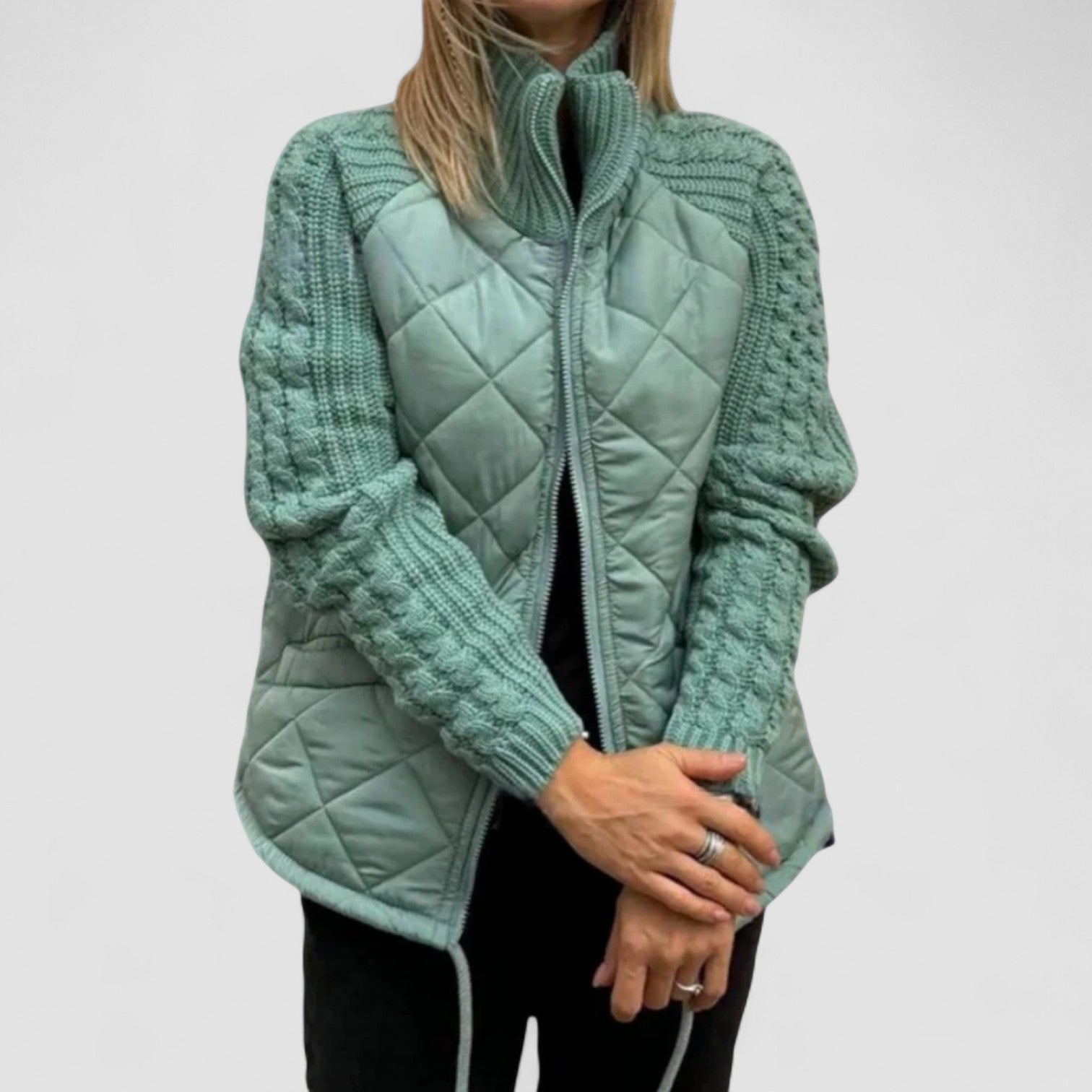 Janet | Quilted Knit Jacket